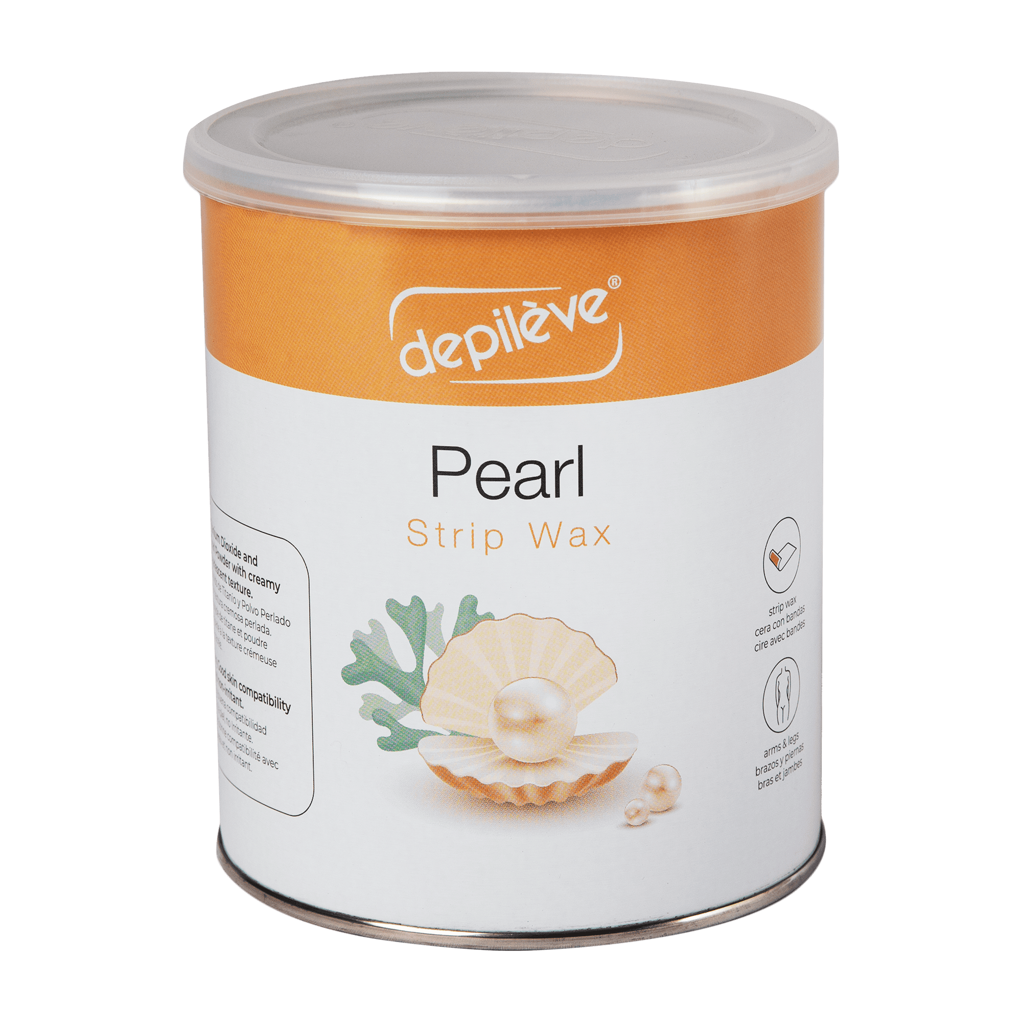 Cire Perlée avec bandes – Pot 800ml