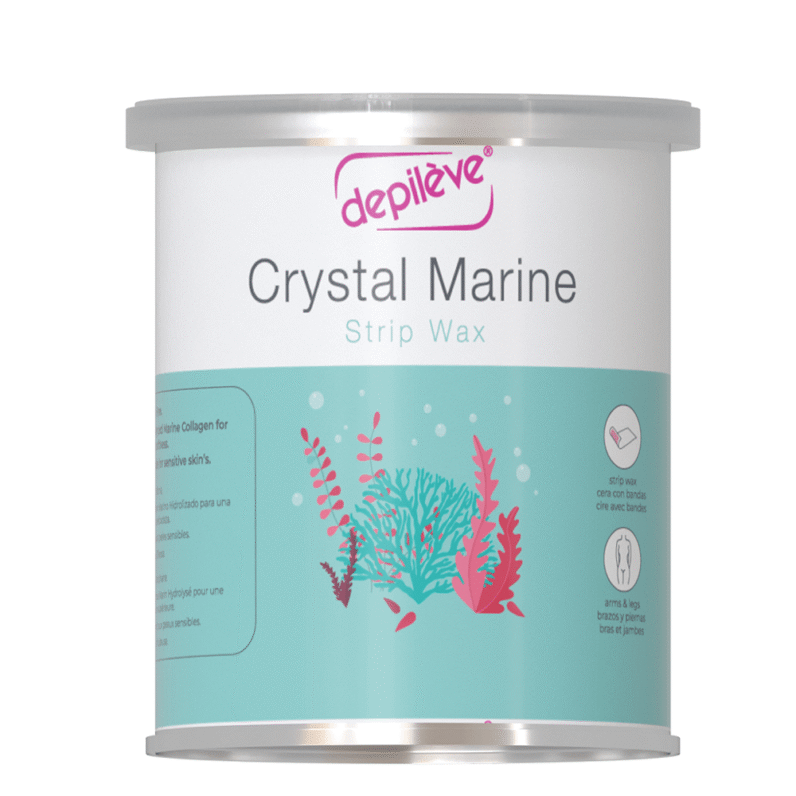 Cire CRYSTAL Marine avec bandes – 800 ml Hypoallergénique