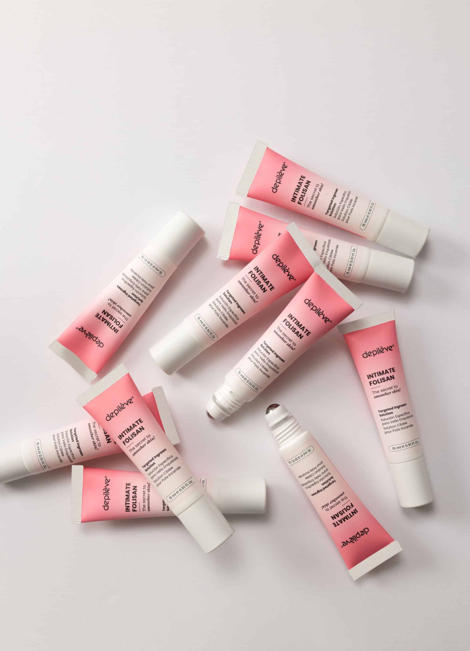 INTIMATE FOLISAN Soin Poils incarnés- Boite de 6 Roll-on 15 ml – Image 2