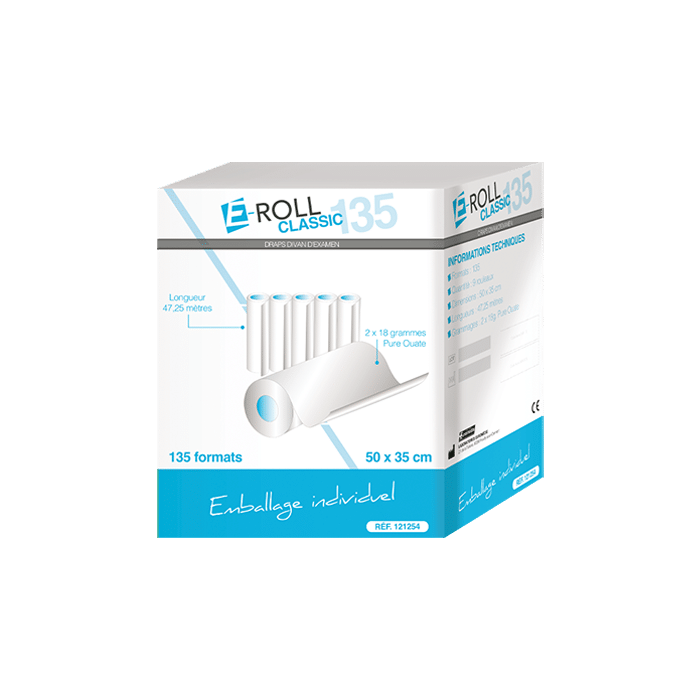 Drap d'Examen largeur 50 cm Ouaté EUROMEDIS – Image 2