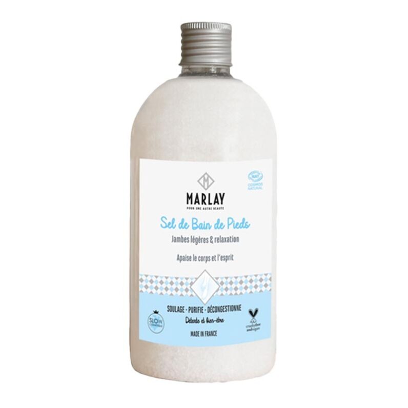 SELS DE BAIN DE PIEDS – Flacon 600 gr – MARLAY Bio