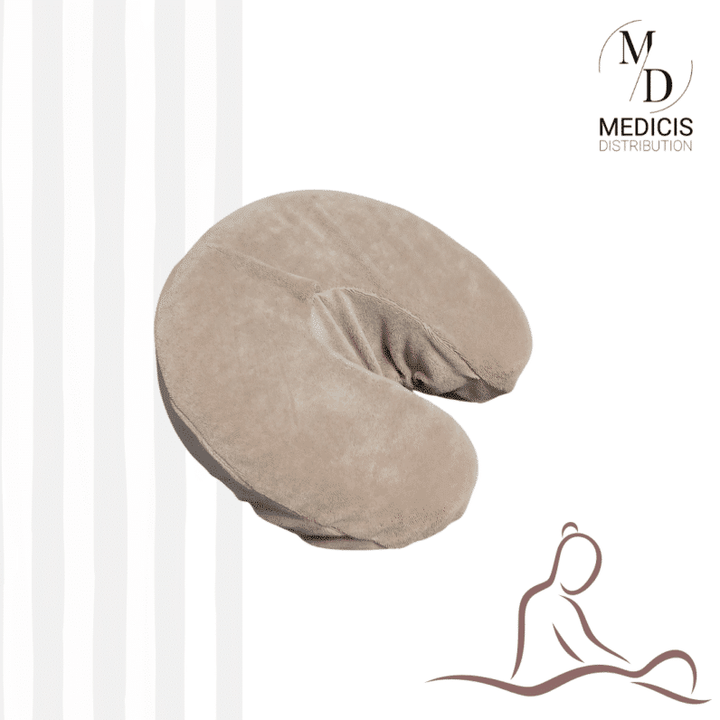 Housse de Têtière en éponge extensible- Taupe