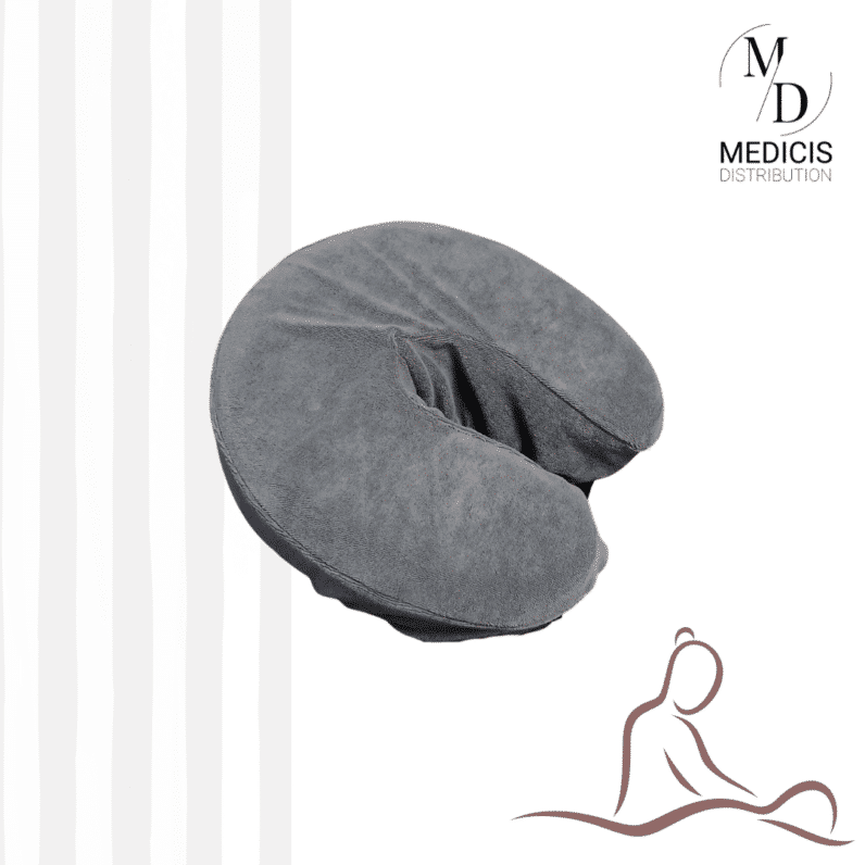 Housse de Têtière en éponge extensible- Gris