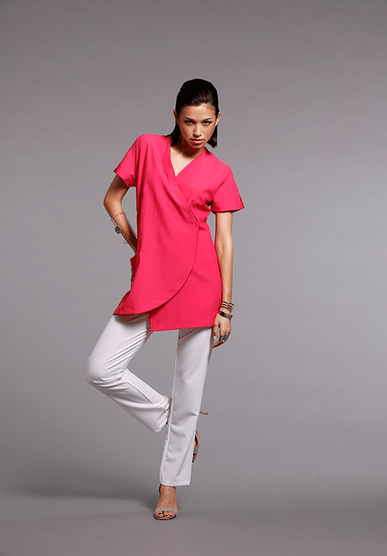 Blouse esthétique BRASILIA Fuchsia