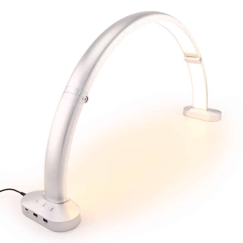 Lampe LED de table Demi-Lune Pliable