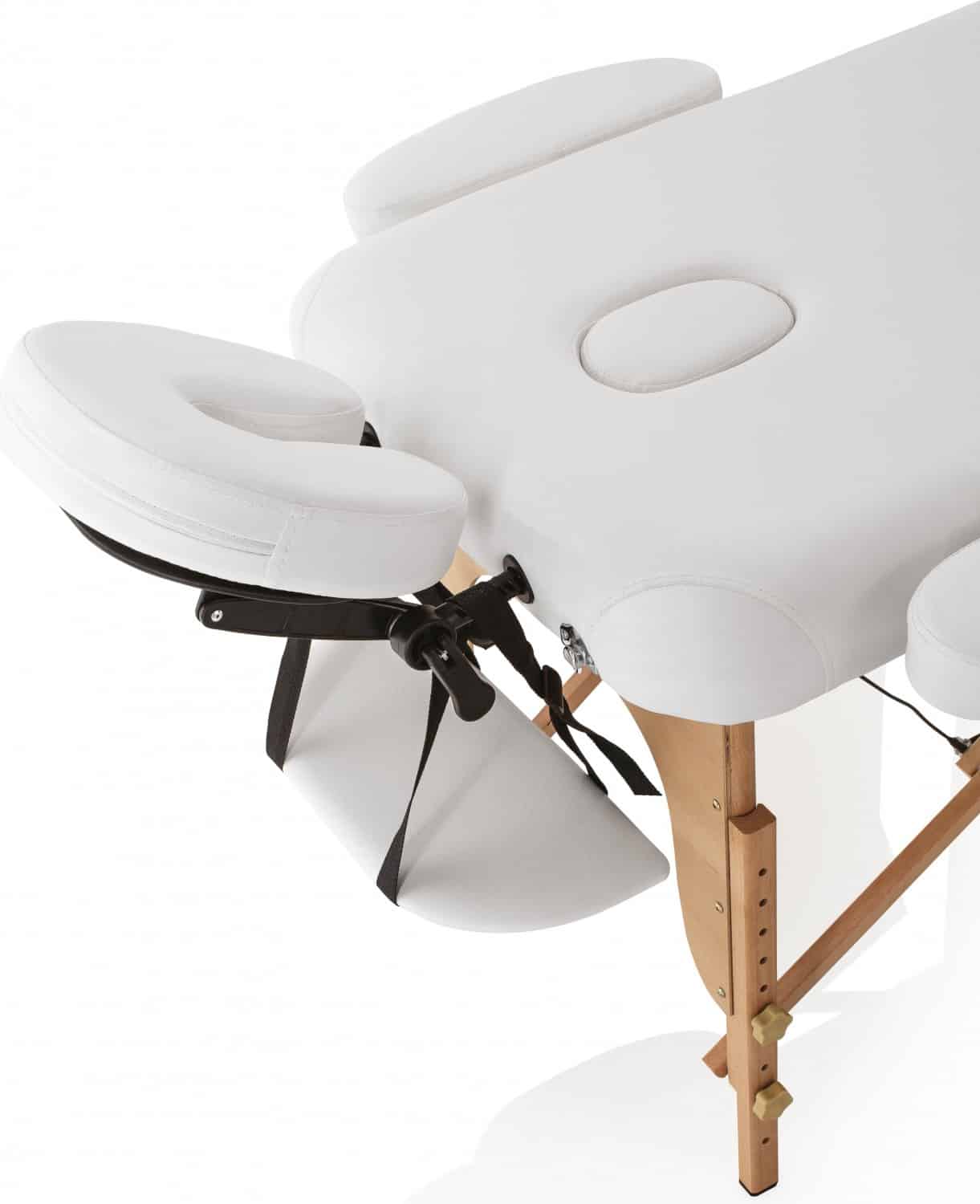 Table de massage MASTER WOOD Blanc – Image 2