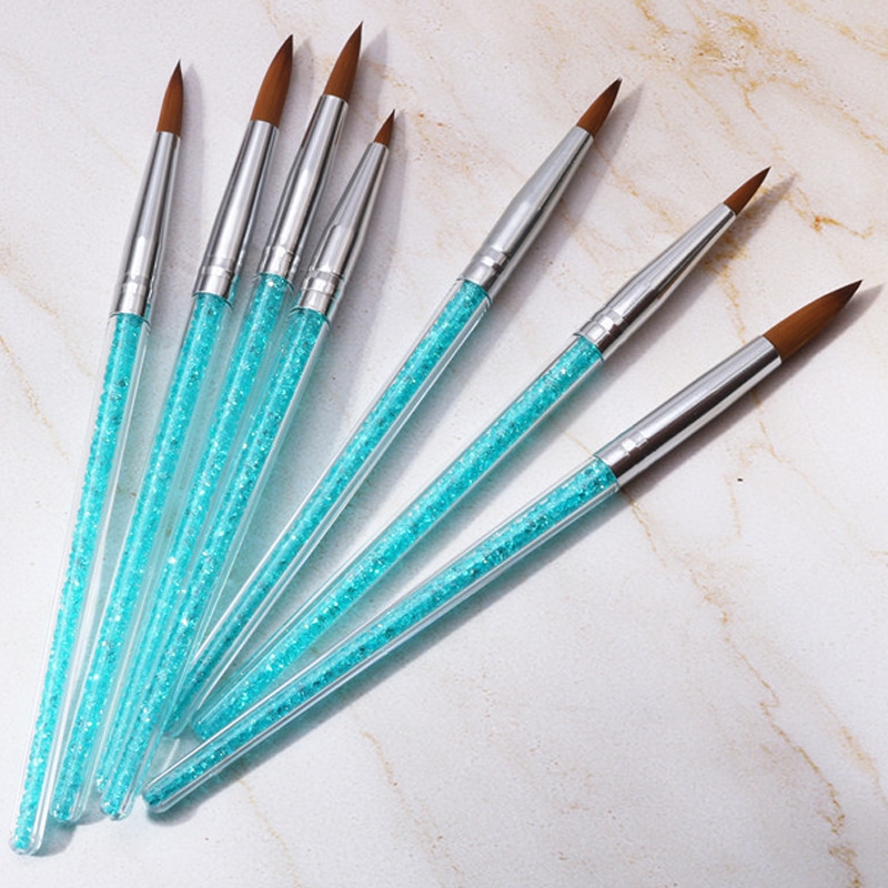 LOT de 6 Pinceaux Pro - Manche Bleu – Image 3