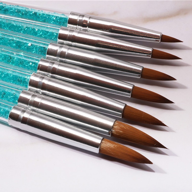 LOT de 6 Pinceaux Pro - Manche Bleu – Image 2