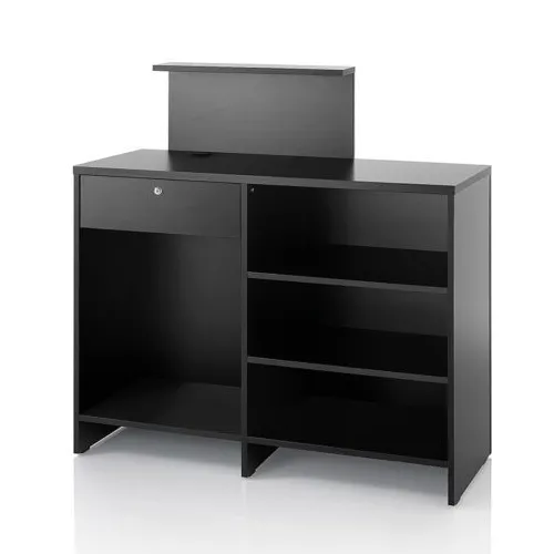 Comptoir d'Accueil en Noir et Bois – Image 4