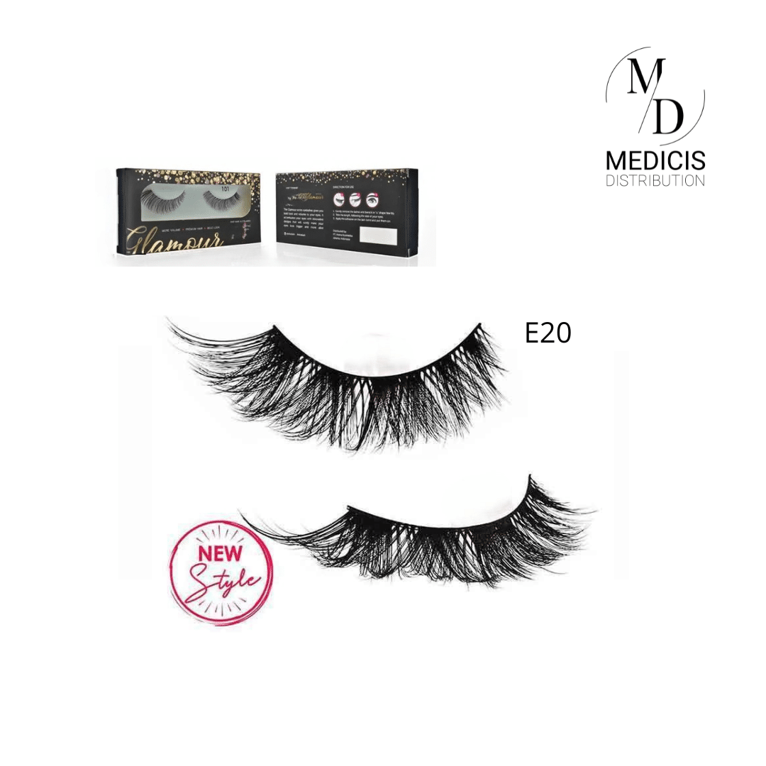 Boite de FAUX CILS Volume Noir - E20
