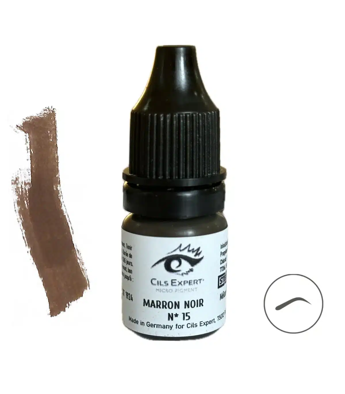 PIGMENT Maquillage permanent MARRON NOIR N°15
