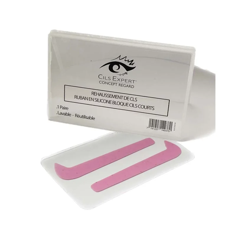 Ruban SILICONE bloque cils courts
