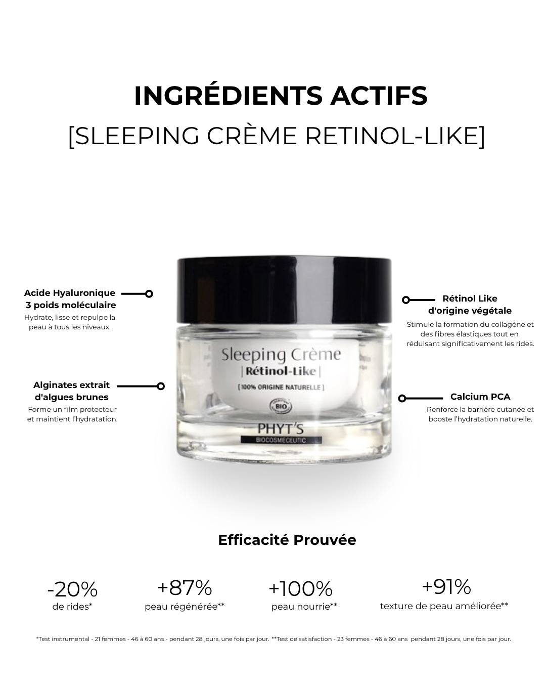 Sleeping Crème Rétinol Like Pot rechargeable 50ml - PHYT'S – Image 2