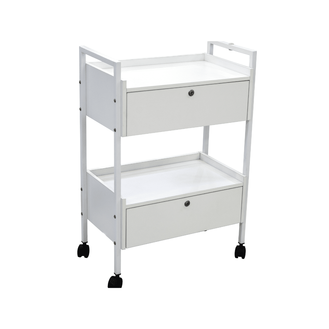 GUERIDON ESTHETIQUE - 2 Tiroirs