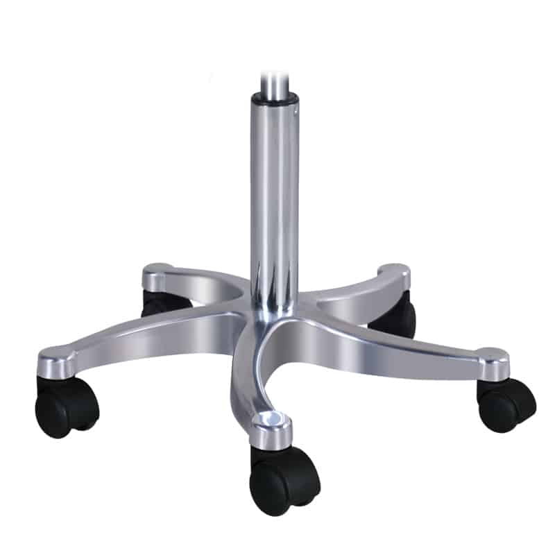 TABOURET SUR ROULETTES Blanc – Image 2