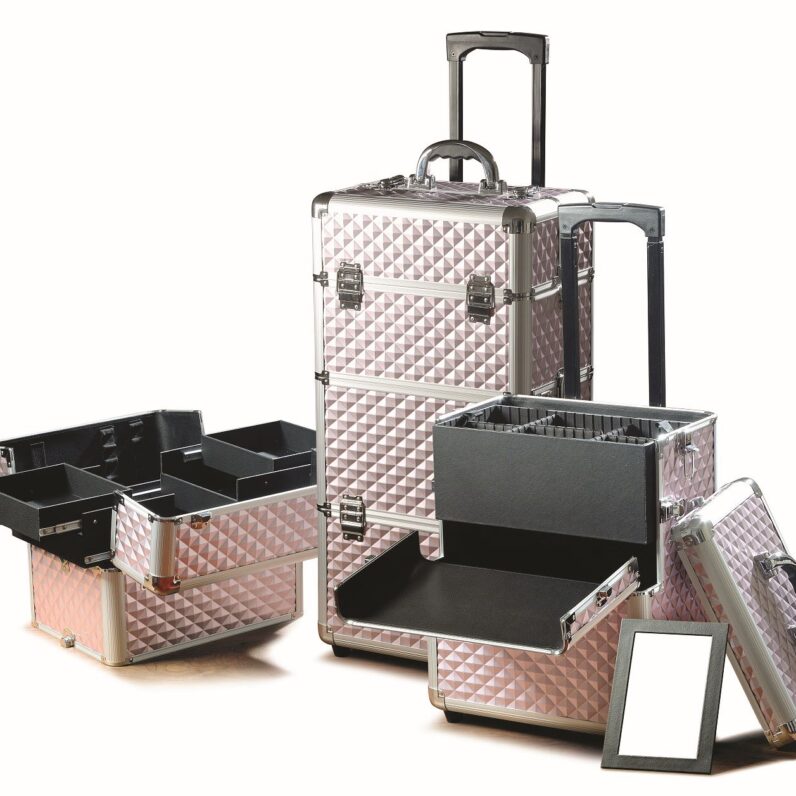 VALISE DIAMANT ALU PARME sur roulettes
